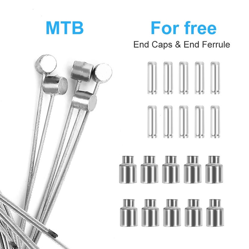 Hapleby 10PCS Premium Bike Brake Cable, Professional Bicycle brake line for Mountain, Free For End Caps and End Ferrule - Image 5